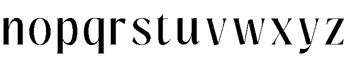 Pure Motif Text Font LOWERCASE