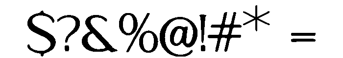 Pure_Verse Font OTHER CHARS