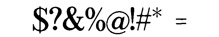 Purelight Font OTHER CHARS