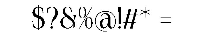 Puretha-Regular Font OTHER CHARS