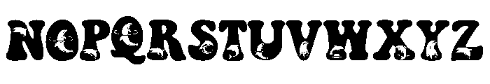 Purple Dolph Font UPPERCASE