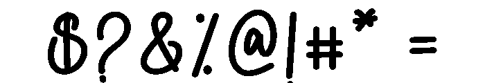 Purple Magic Font OTHER CHARS