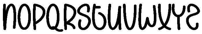 Purple Magic Font LOWERCASE