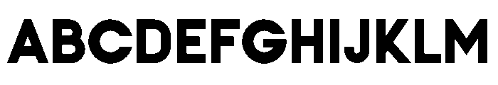 Pushclo Bold Font UPPERCASE