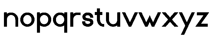 Pushclo Semibold Font LOWERCASE