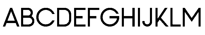 Pushclo Font UPPERCASE