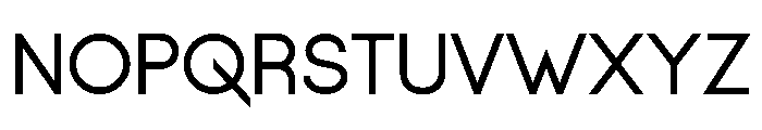 Pushclo Font UPPERCASE