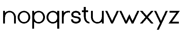Pushclo Font LOWERCASE