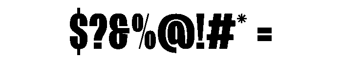 Pushing Regular Font OTHER CHARS