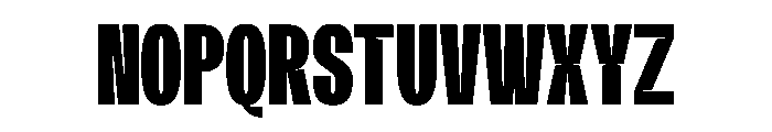 Pushing Regular Font UPPERCASE
