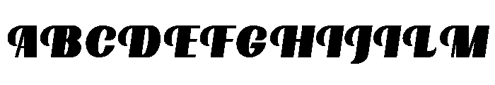 PutnamScript-ExtraBlack Font UPPERCASE