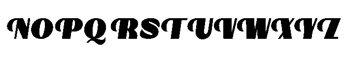 PutnamScript-ExtraBlack Font UPPERCASE