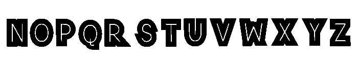 Puzzle Letter Regular Font UPPERCASE