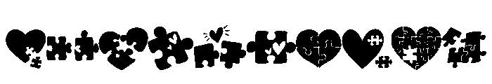 Puzzle of Love Font OTHER CHARS