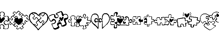 Puzzle of Love FONT
