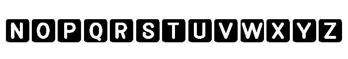 Puzzles Font UPPERCASE