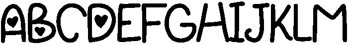 PUDDING Regular otf (400) Font UPPERCASE