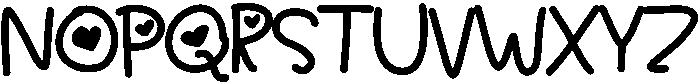 PUDDING Regular otf (400) Font UPPERCASE