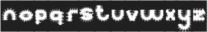 PUNK-Inverse otf (400) Font LOWERCASE