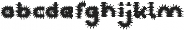 PUNK otf (400) Font LOWERCASE