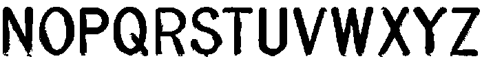 Public Access Regular otf (400) Font UPPERCASE
