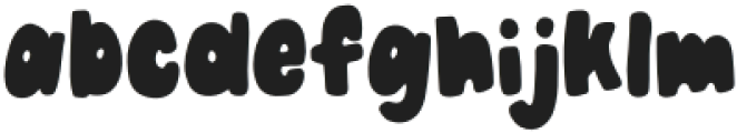 PuddingPie Solid otf (400) Font LOWERCASE
