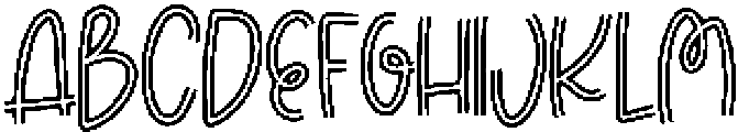 Puddlejumper Sans Regular otf (400) Font UPPERCASE