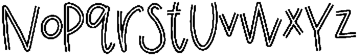 Puddlejumper Sans Regular otf (400) Font LOWERCASE