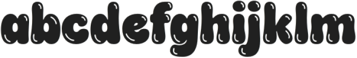 Puddy Gum Buble otf (400) Font LOWERCASE