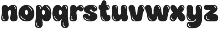 Puddy Gum Buble otf (400) Font LOWERCASE