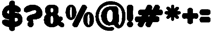 Pudgeloo Regular otf (400) Font OTHER CHARS