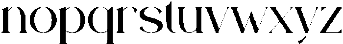 Puella Regular otf (400) Font LOWERCASE