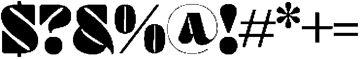 Puerto Rico otf (400) Font OTHER CHARS