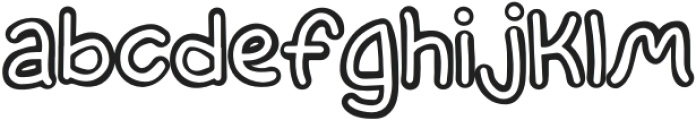 Pufble Regular otf (400) Font LOWERCASE