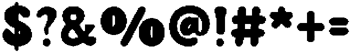 Puffetto Regular otf (400) Font OTHER CHARS