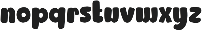 Puffy Life Font Regular otf (400) Font LOWERCASE