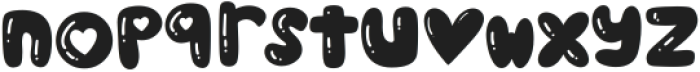 Puffy Love otf (400) Font LOWERCASE