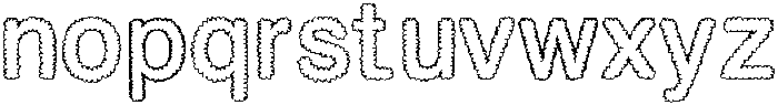 Puffy Path Medium otf (500) Font LOWERCASE
