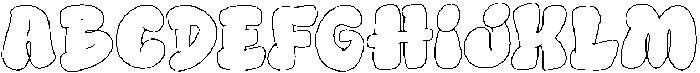 Puffy Play Outline otf (400) FONT