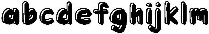Puffy Soda Outline Shadow otf (400) FONT