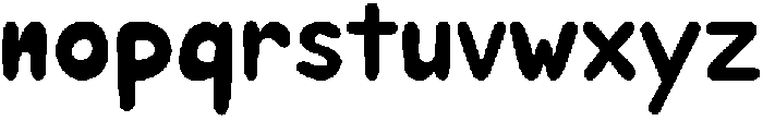 Puffy Soda Regular otf (400) Font LOWERCASE