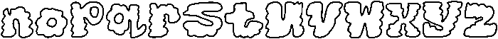 PuffyJACKET Regular otf (400) Font LOWERCASE