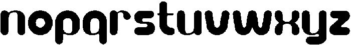 Pufilo Tropic otf (400) Font LOWERCASE