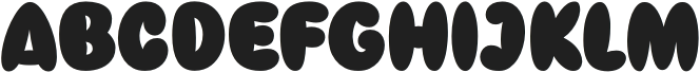 Pufypop otf (400) Font UPPERCASE
