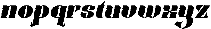 Puhyaka Italic otf (400) Font LOWERCASE