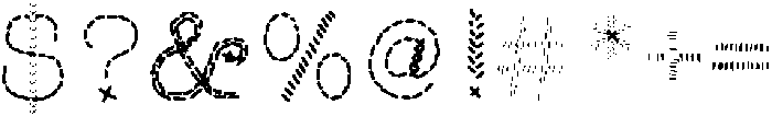 Pulled Thread Regular otf (400) Font OTHER CHARS