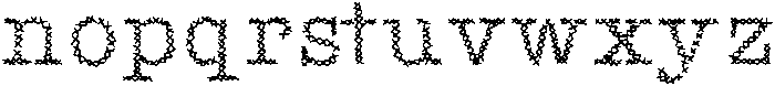 Pulled Thread Regular otf (400) Font LOWERCASE