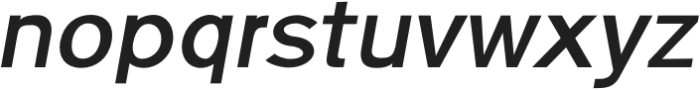 Pulse-Bold Italic otf (700) Font LOWERCASE