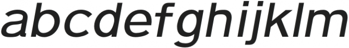 Pulse-Semi-Bold Italic otf (600) Font LOWERCASE