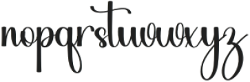 Pumpkin Beautiful Regular otf (400) Font LOWERCASE